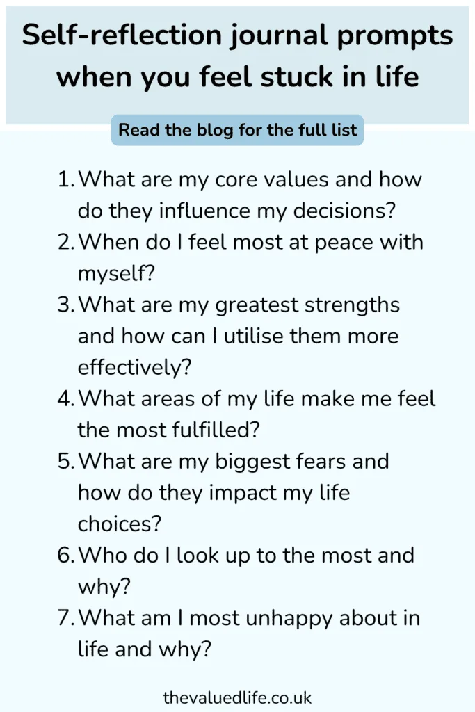 52 ESSENTIAL Journal Prompts For When You Feel Stuck In Life