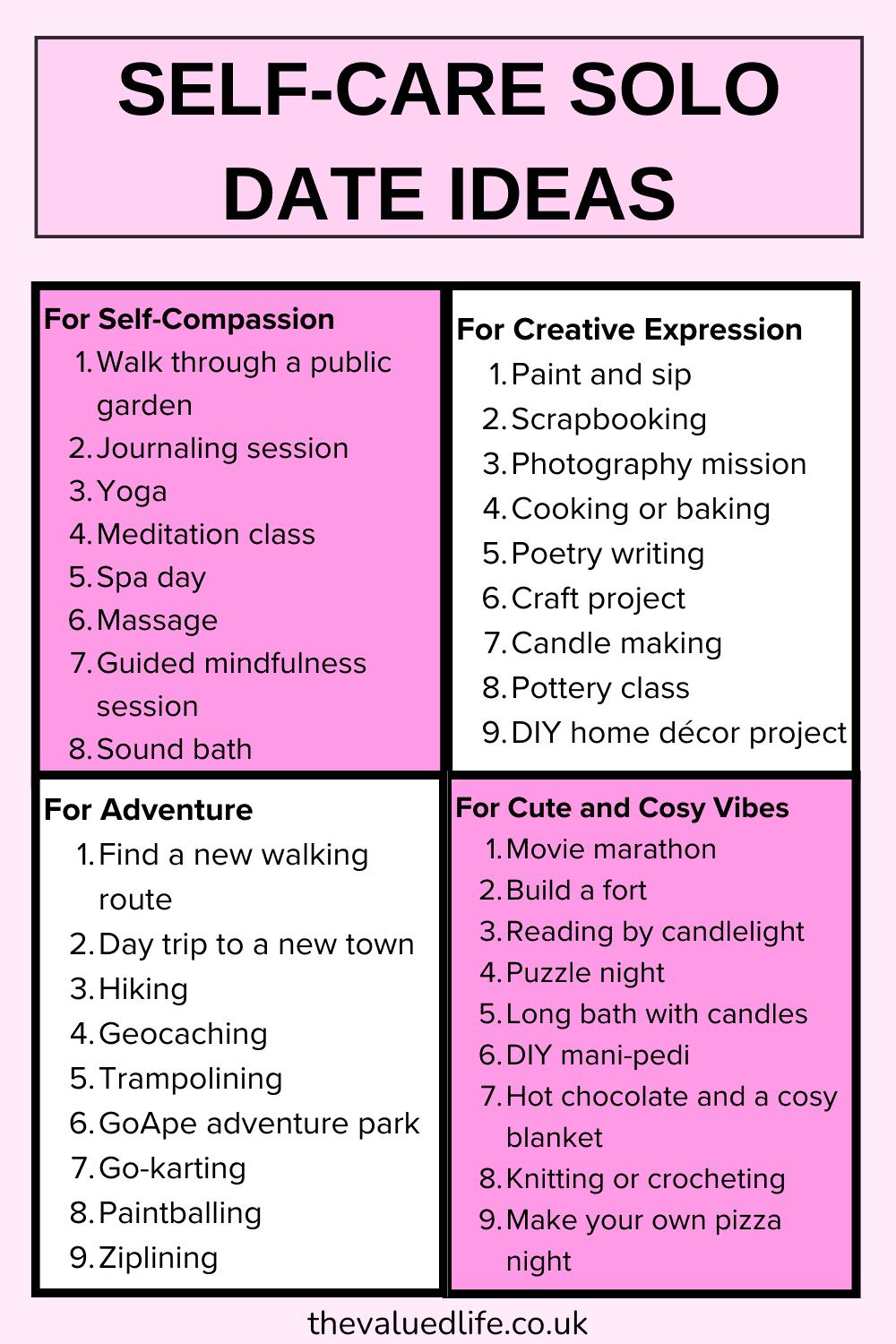 Image showcasing The Ultimate Guide To Self-Care Solo Dates